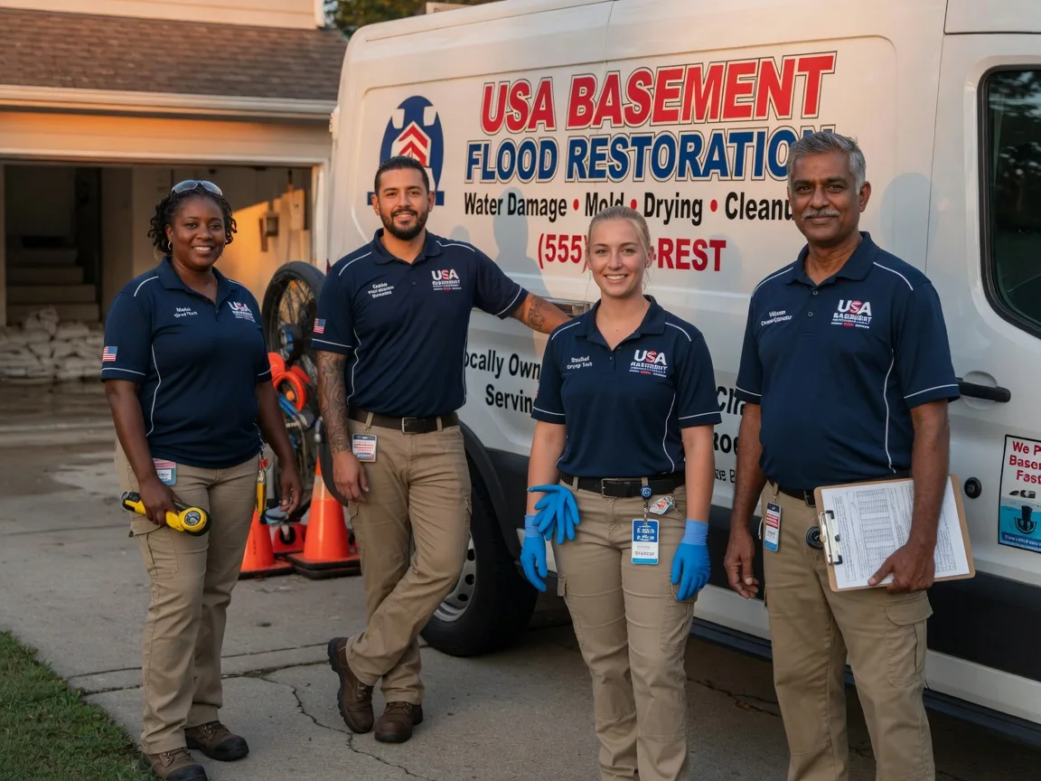 Basement Flood Cleanup company in Rapid City, MI